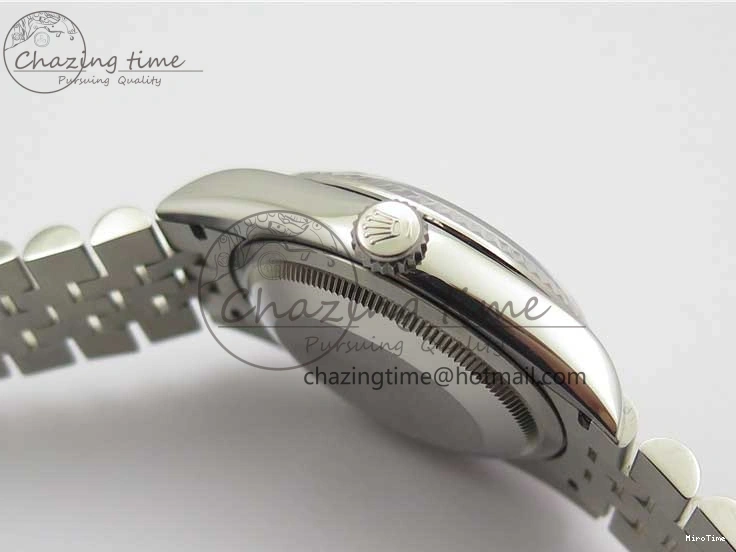MiroTime 1221 Compact DateJust 36 SS 126234 BP Maker 1:1 Best Edition Fluted Bezel Gray Roman Dial on Jubilee Bracelet 2527